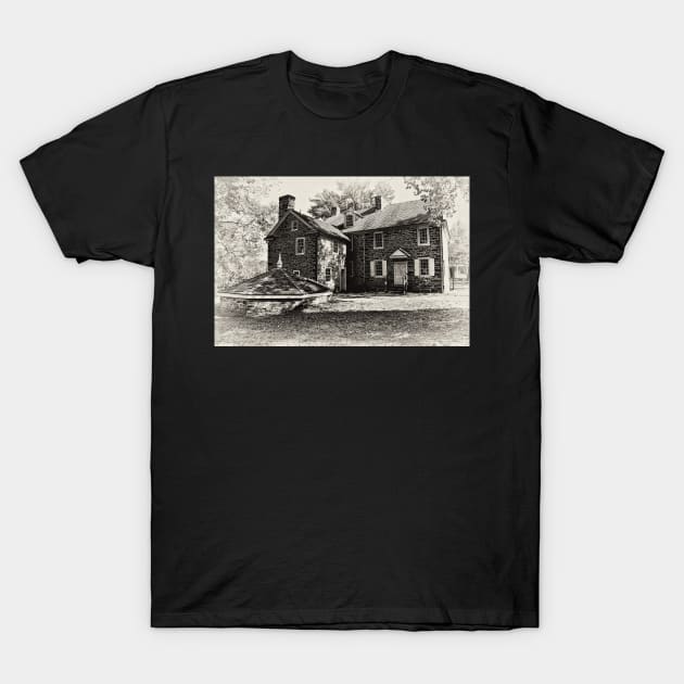 McConkey Ferry Inn Washington Crossing, PA T-Shirt by JimDeFazioPhotography